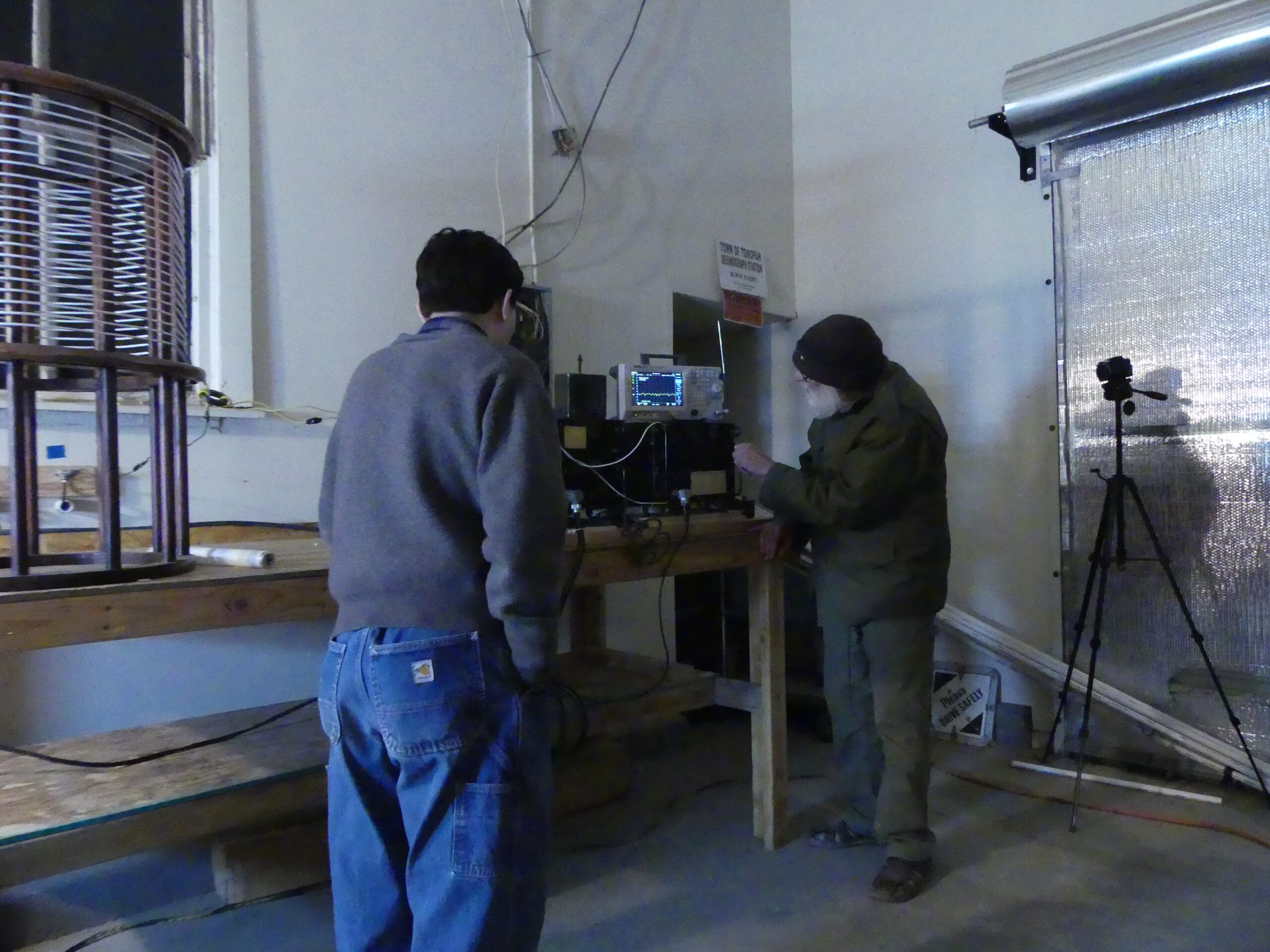 Eric Dollard & Griffin Brock - Telluric transmission test